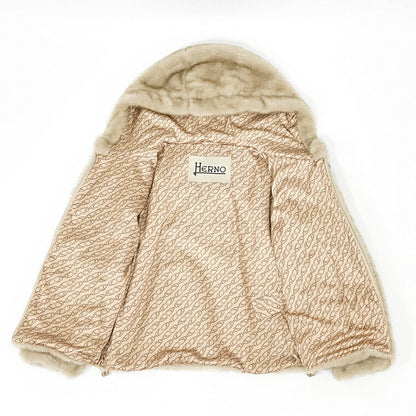 HERNO レディース ファージャケット GI000318D 12739 ライトグレー 9410 シャンティイ 1985