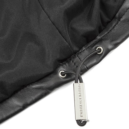 ARMANI EXCHANGE メンズ ラムレザーブルゾン H49R70 E9P70 ブラック 999