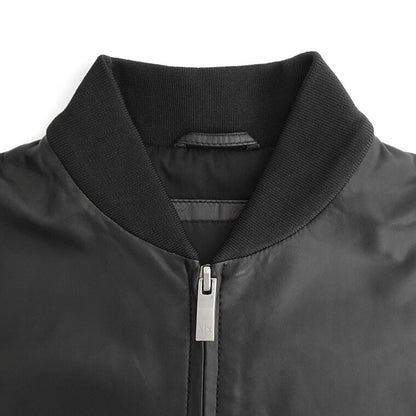 ARMANI EXCHANGE メンズ ラムレザーブルゾン H49R70 E9P70 ブラック 999