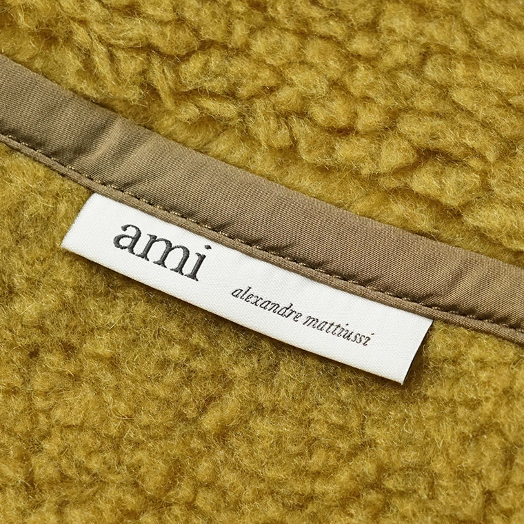 AMI メンズ ブルゾン HJK856 PL0040 VERT LICHEN リケン 374