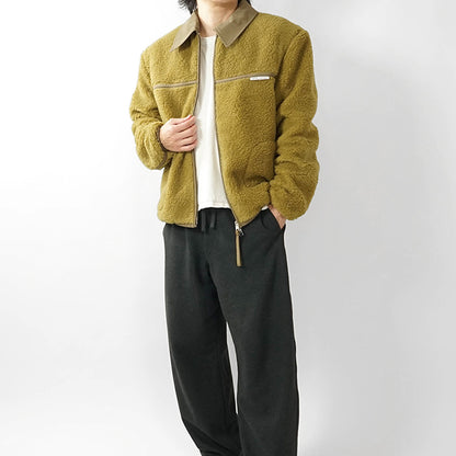 AMI メンズ ブルゾン HJK856 PL0040 VERT LICHEN リケン 374