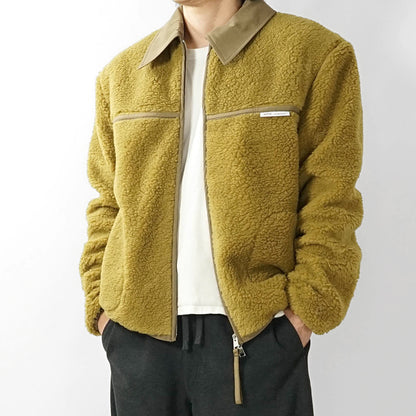 AMI メンズ ブルゾン HJK856 PL0040 VERT LICHEN リケン 374