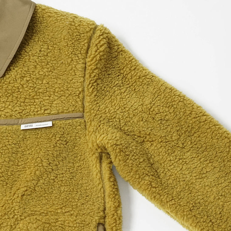 AMI メンズ ブルゾン HJK856 PL0040 VERT LICHEN リケン 374