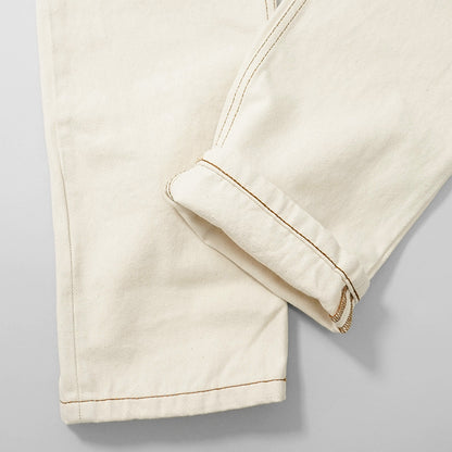 【SUMMER FINAL SALE】 AMI メンズ ジーンズ HTR001 DE0039 BLANC CREME アイボリー 136