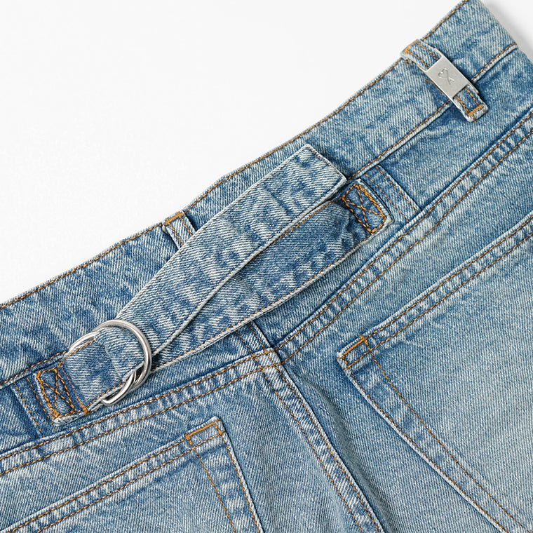 AMI メンズ ジーンズ HTR821 DE0046 BLEU USED ウォッシュブルー 480