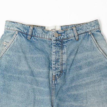 AMI メンズ ジーンズ HTR821 DE0046 BLEU USED ウォッシュブルー 480