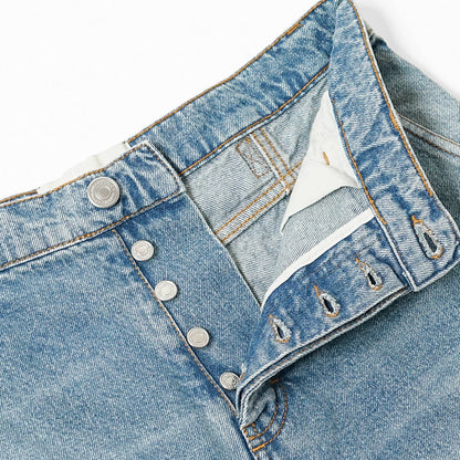 AMI メンズ ジーンズ HTR821 DE0046 BLEU USED ウォッシュブルー 480