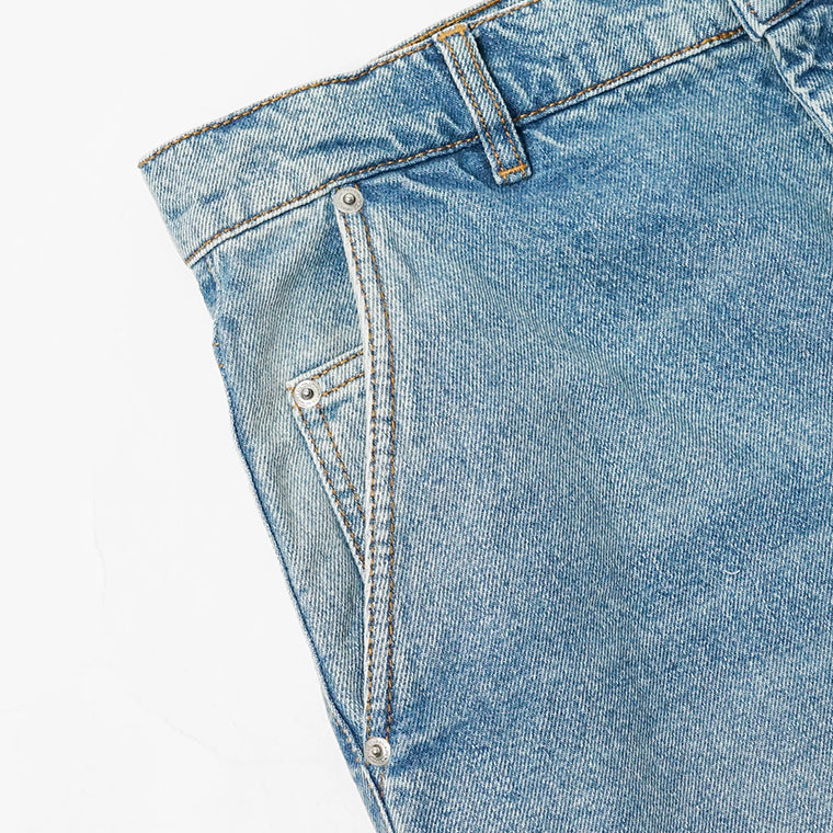 AMI メンズ ジーンズ HTR821 DE0046 BLEU USED ウォッシュブルー 480