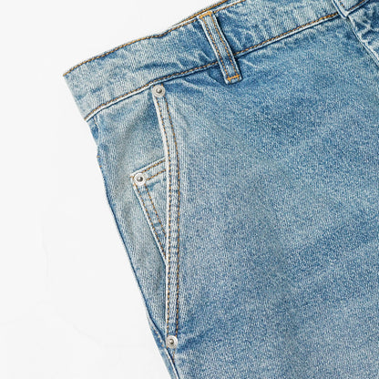 AMI メンズ ジーンズ HTR821 DE0046 BLEU USED ウォッシュブルー 480