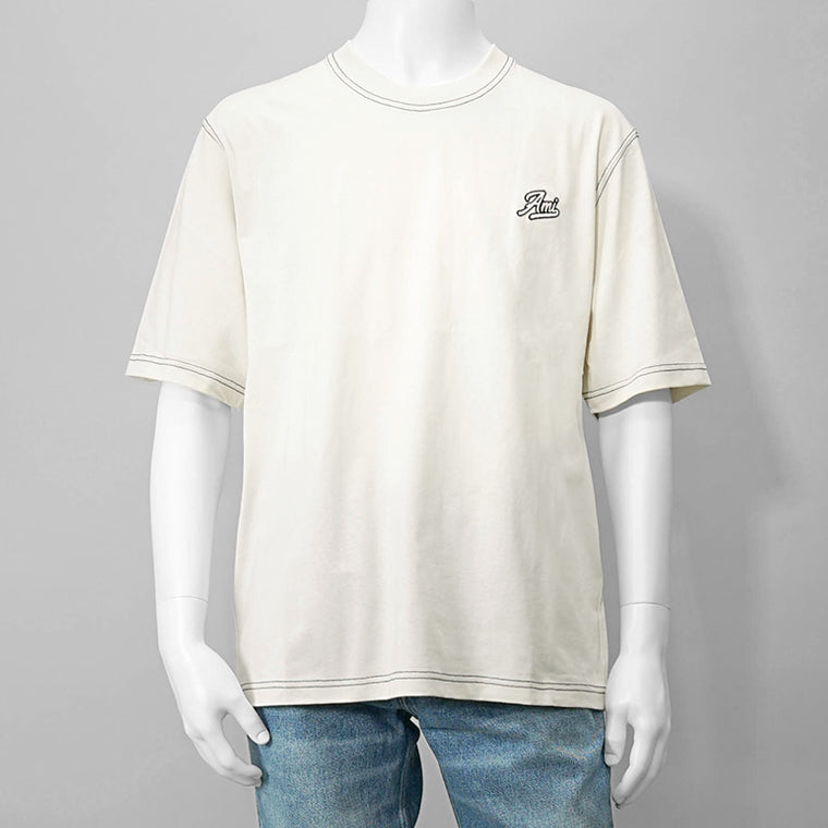 【SUMMER FINAL SALE】 AMI メンズ Tシャツ HTS029 JE0118 BLANC CREME アイボリー 136