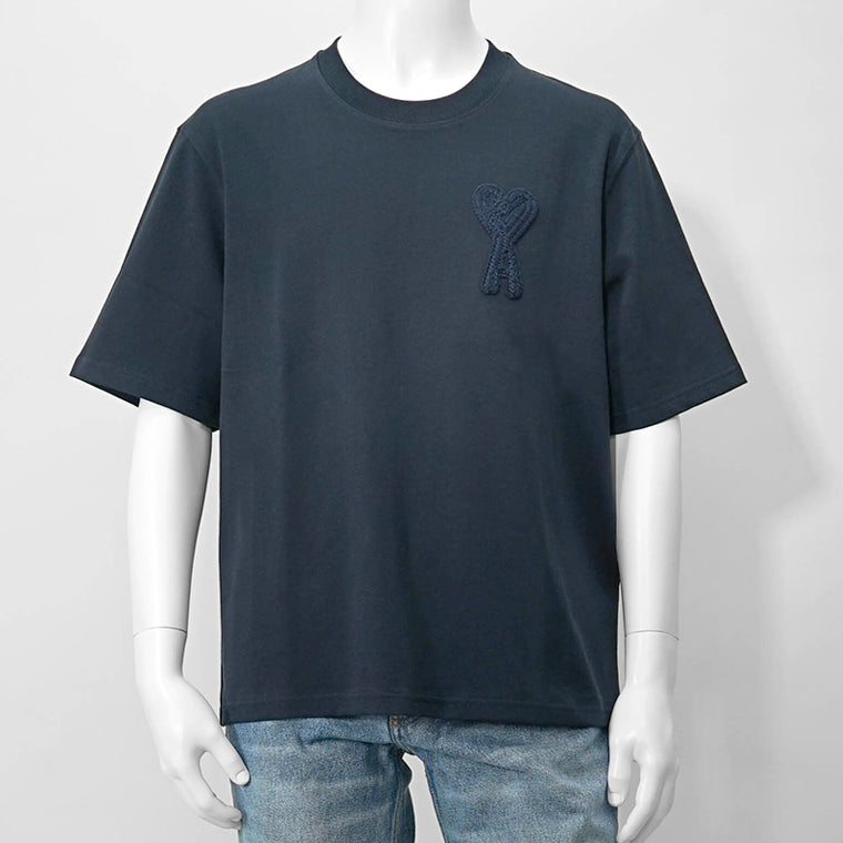 アミ AMI メンズ Tシャツ ネイビー – WORLDCLUB1989