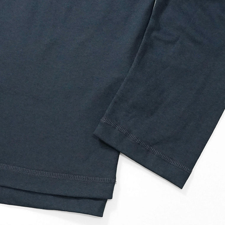 【SUMMER FINAL SALE】 AMI メンズ 長袖Tシャツ HTS248 JE0119 BLEU MARINE ネイビー 4011