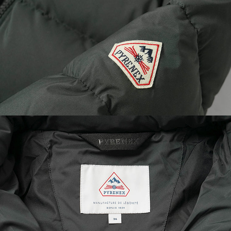 PYRENEX レディース ダウンジャケット SPOUTNIC HWY034 BLACK ブラック 0009