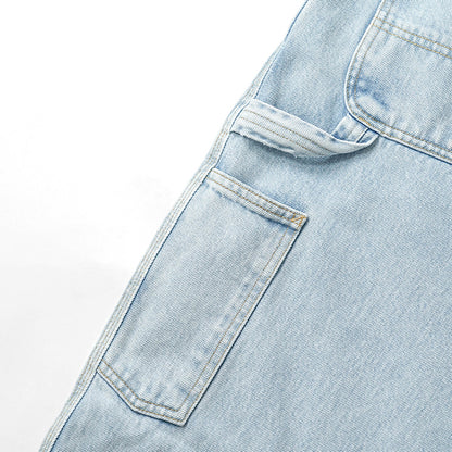 Carhartt WIP メンズ ジーンズ SINGLE KNEE PANT I032024 BLUE HEAVY STONE WASH ウォッシュライトブルー 01A3