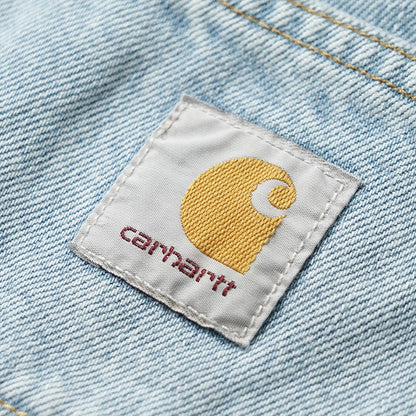 Carhartt WIP メンズ ジーンズ SINGLE KNEE PANT I032024 BLUE HEAVY STONE WASH ウォッシュライトブルー 01A3