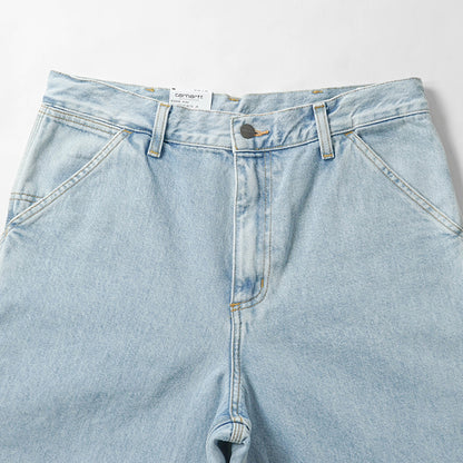 Carhartt WIP メンズ ジーンズ SINGLE KNEE PANT I032024 BLUE HEAVY STONE WASH ウォッシュライトブルー 01A3