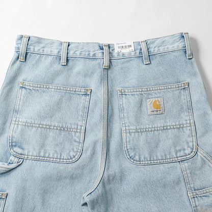 Carhartt WIP メンズ ジーンズ SINGLE KNEE PANT I032024 BLUE HEAVY STONE WASH ウォッシュライトブルー 01A3