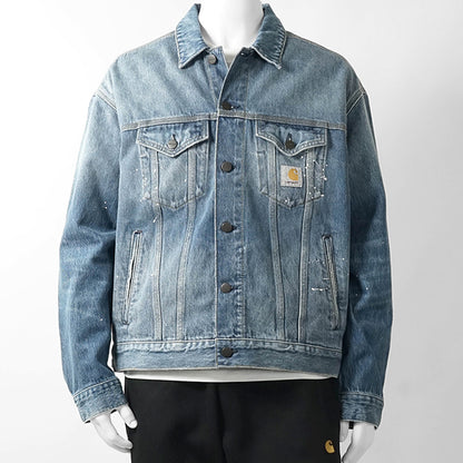 Carhartt WIP メンズ デニムジャケット HELSTON JACKET I033352 BLUE ウォッシュブルー 01EJ