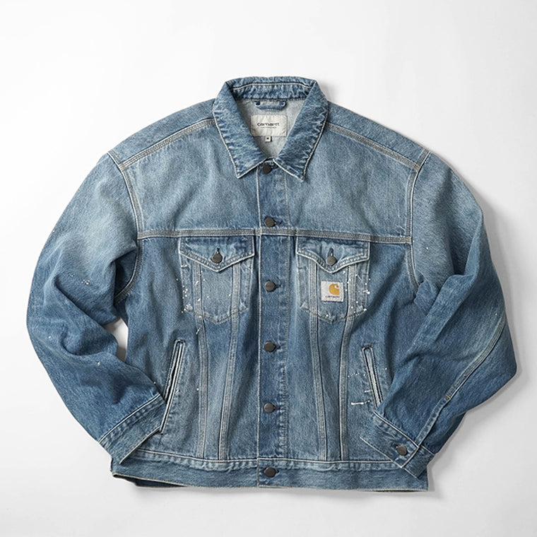 Carhartt WIP メンズ デニムジャケット HELSTON JACKET I033352 BLUE ウォッシュブルー 01EJ