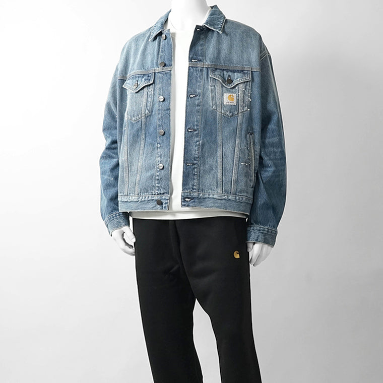 Carhartt WIP メンズ デニムジャケット HELSTON JACKET I033352 BLUE ウォッシュブルー 01EJ