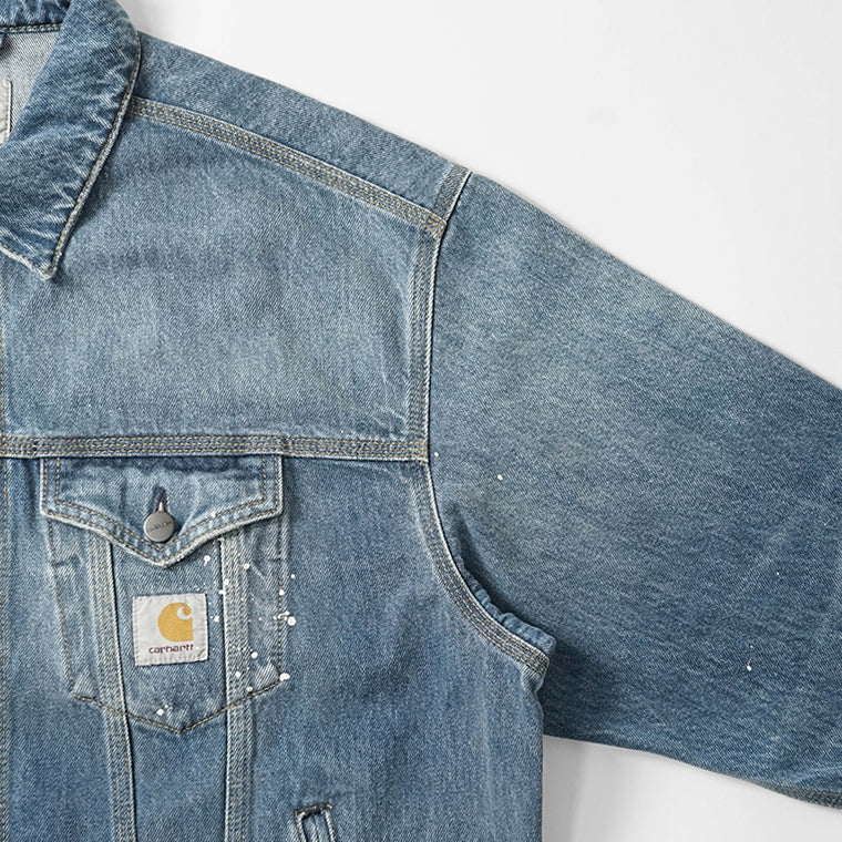 Carhartt WIP メンズ デニムジャケット HELSTON JACKET I033352 BLUE ウォッシュブルー 01EJ