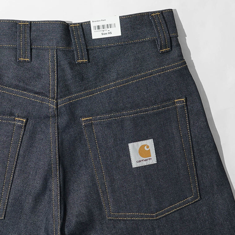 Carhartt WIP メンズ ジーンズ BRANDON PANT I035893 BLUE RIGID インディゴブルー 0101