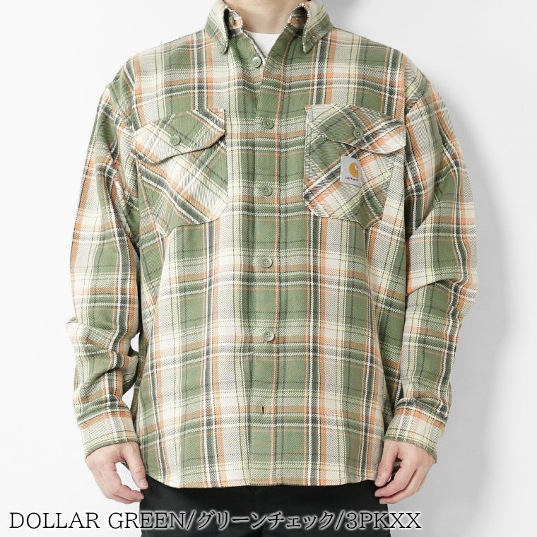 Carhartt WIP メンズ シャツ L S TUNICK SHIRT I036192 2カラー