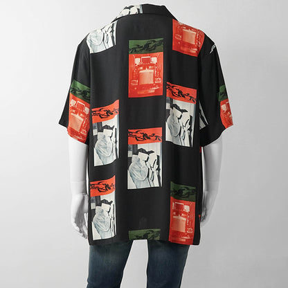 【2026SS SUMMER SALE】Carhartt WIP メンズ シャツ I036290 SEAN HAMILTON PRINT BLACK ブラック 3QQXX