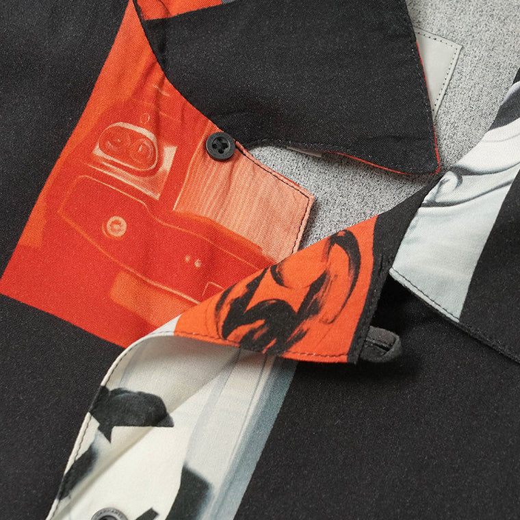 【2026SS SUMMER SALE】Carhartt WIP メンズ シャツ I036290 SEAN HAMILTON PRINT BLACK ブラック 3QQXX