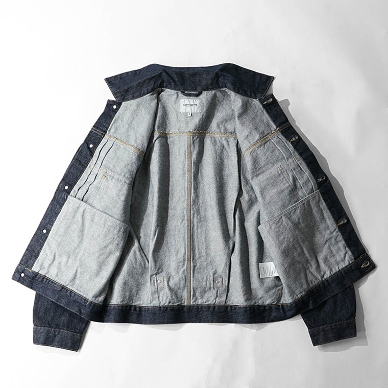 Carhartt WIP メンズ デニムジャケット BELMAR JACKET I036586 BLUE RINSED インディゴ 0102