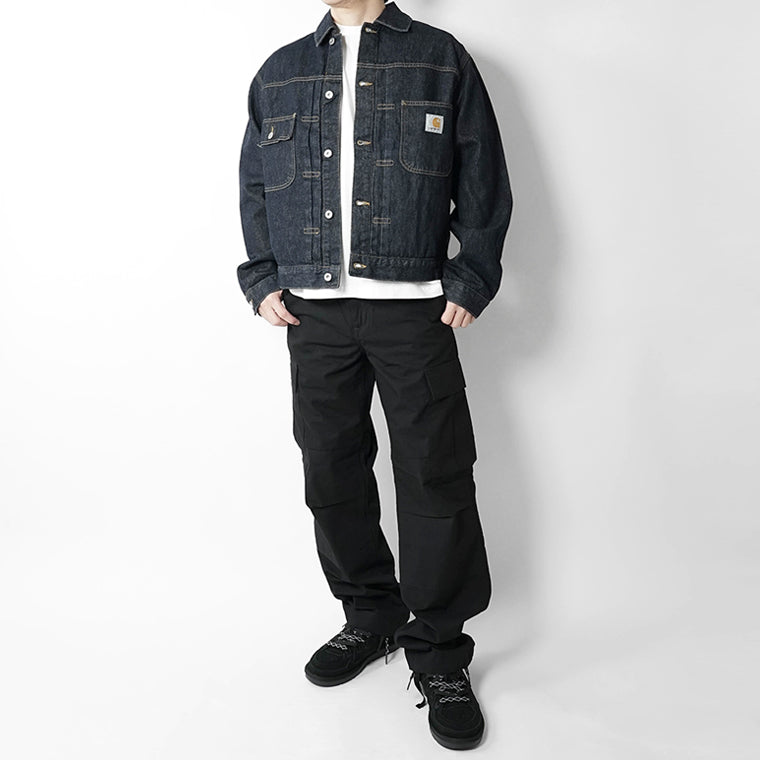 Carhartt WIP メンズ デニムジャケット BELMAR JACKET I036586 BLUE RINSED インディゴ 0102