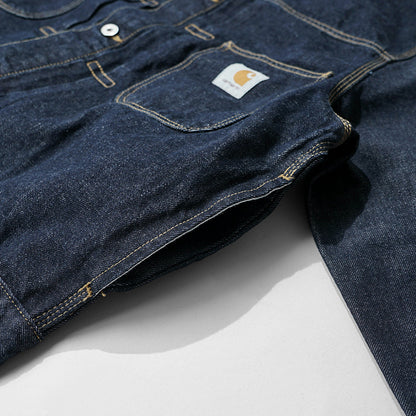 Carhartt WIP メンズ デニムジャケット BELMAR JACKET I036586 BLUE RINSED インディゴ 0102