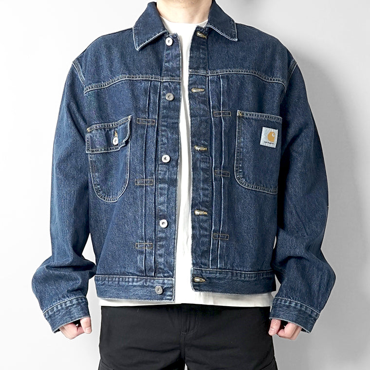 Carhartt WIP メンズ デニムジャケット BELMAR JACKET I036586 BLUE STONE WASHED ウォッシュブルー 0106
