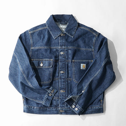 Carhartt WIP メンズ デニムジャケット BELMAR JACKET I036586 BLUE STONE WASHED ウォッシュブルー 0106