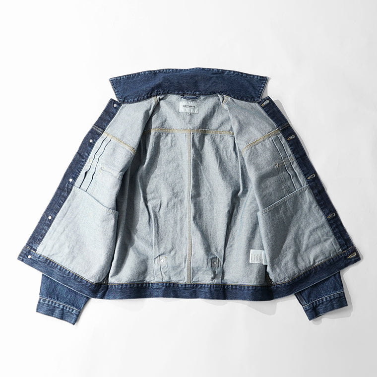 Carhartt WIP メンズ デニムジャケット BELMAR JACKET I036586 BLUE STONE WASHED ウォッシュブルー 0106
