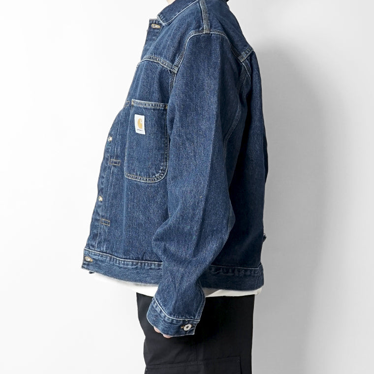 Carhartt WIP メンズ デニムジャケット BELMAR JACKET I036586 BLUE STONE WASHED ウォッシュブルー 0106