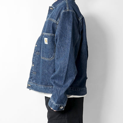 Carhartt WIP メンズ デニムジャケット BELMAR JACKET I036586 BLUE STONE WASHED ウォッシュブルー 0106