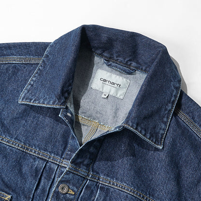 Carhartt WIP メンズ デニムジャケット BELMAR JACKET I036586 BLUE STONE WASHED ウォッシュブルー 0106
