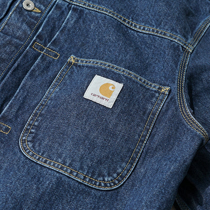Carhartt WIP メンズ デニムジャケット BELMAR JACKET I036586 BLUE STONE WASHED ウォッシュブルー 0106