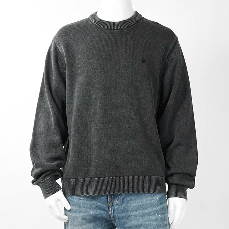Carhartt WIP メンズ ニット KORI SWEATER I036819 BLACK ウォッシュブラック 89GD