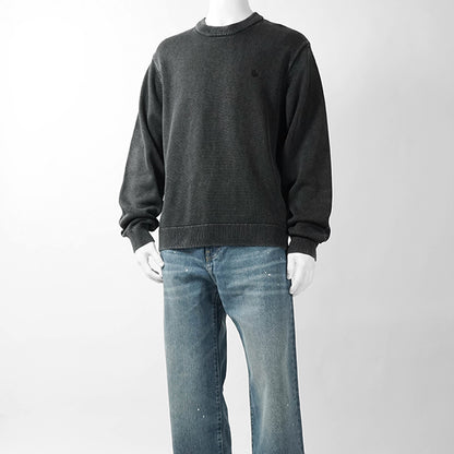 Carhartt WIP メンズ ニット KORI SWEATER I036819 BLACK ウォッシュブラック 89GD