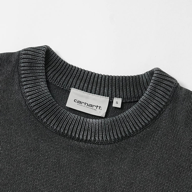 Carhartt WIP メンズ ニット KORI SWEATER I036819 BLACK ウォッシュブラック 89GD