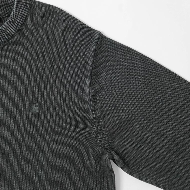 Carhartt WIP メンズ ニット KORI SWEATER I036819 BLACK ウォッシュブラック 89GD