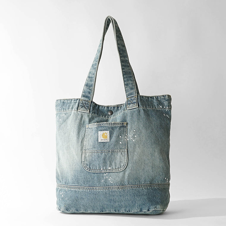 Carhartt WIP メンズ レディース トートバッグ DENIM TOTE I037032 BLUE ウォッシュブルー 01EJ