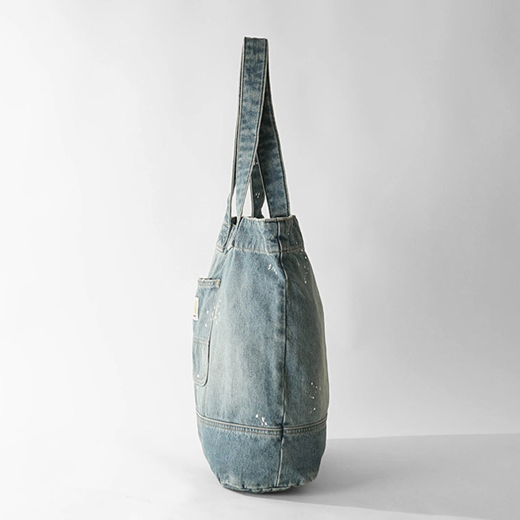 Carhartt WIP メンズ レディース トートバッグ DENIM TOTE I037032 BLUE ウォッシュブルー 01EJ