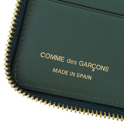 COMME des GARCONS メンズ レディース 2つ折り財布 SA7100 ボトルグリーン BOTTLE GREEN