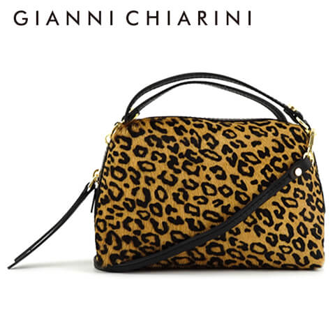 GIANNI CHIARINI レディース ショルダーバッグ ALIFA S BS8255 MCRLEO CAMMELLO 009