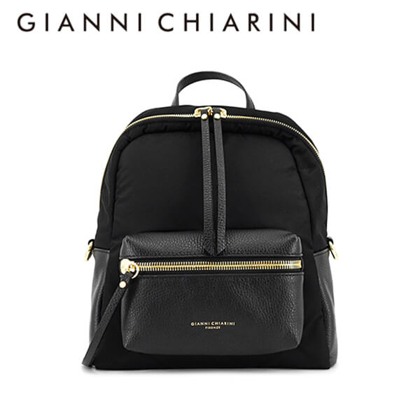 GIANNI CHIARINI レディース バックパック LUNA ZN9415 NYL GRN NERO 001 ブラック