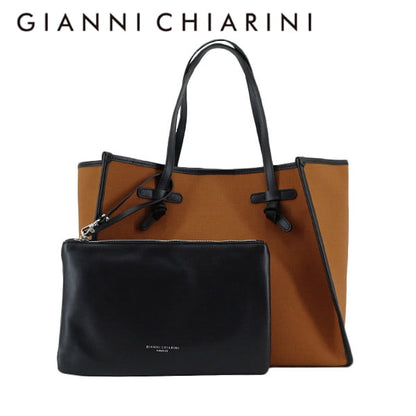 GIANNI CHIARINI レディース トートバッグ MARCELLA MEDIUM BS6850 CNV SE CUOIO SOFT BLUE 11333