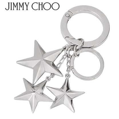 JIMMY CHOO メンズ レディース キーリング WESTLEY MTL シルバー SILVER